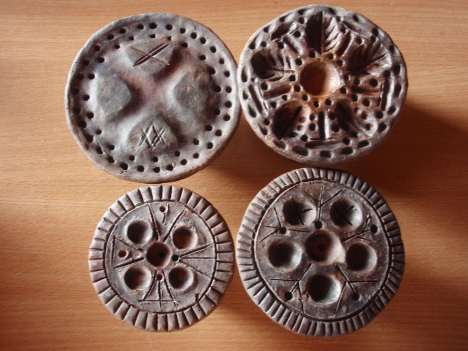 Пинтадеры глиняные штампы ацтеков