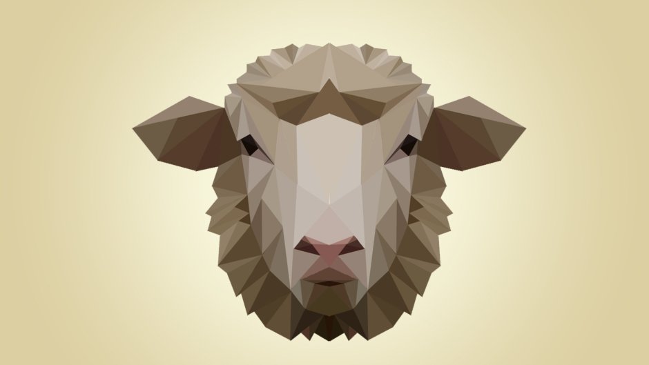Полигональная овца