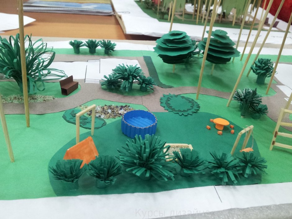 Ландшафтный макет для детского сада