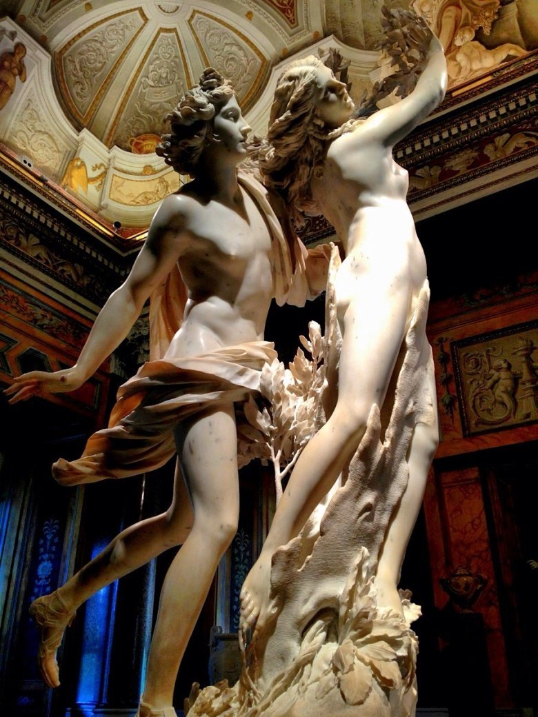 Аполлон и дафна скульптура