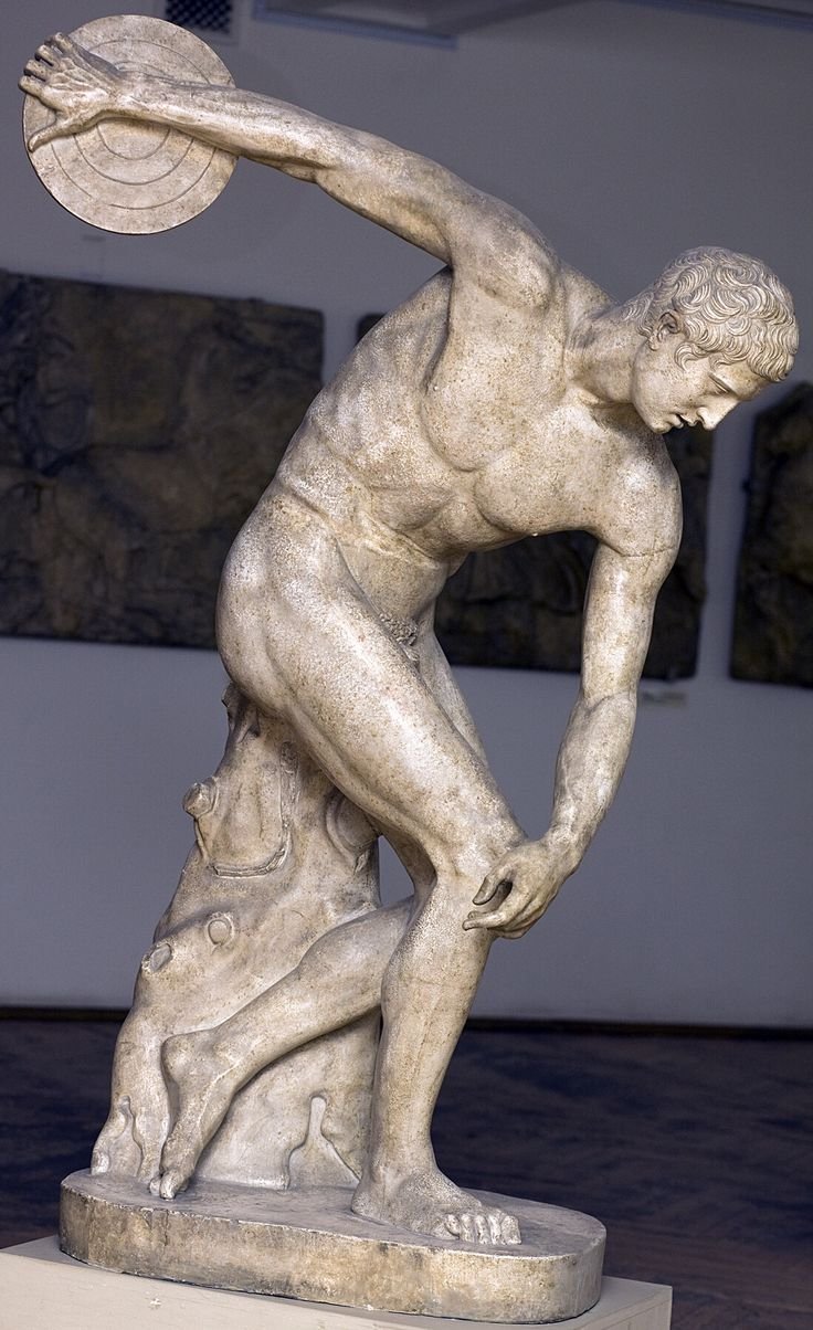 Дискобол скульптура древней греции