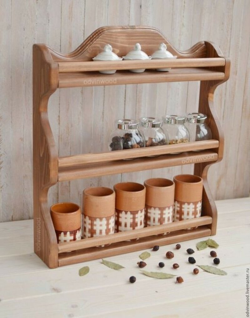 Shelf for spices