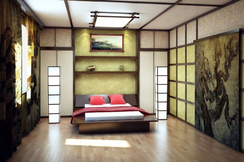 The Japanese style of the room