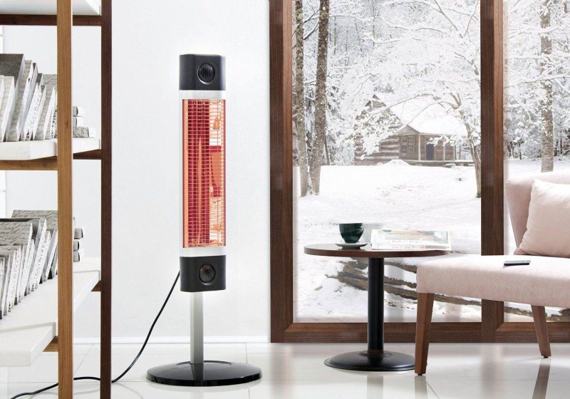 The vertical heater is electric