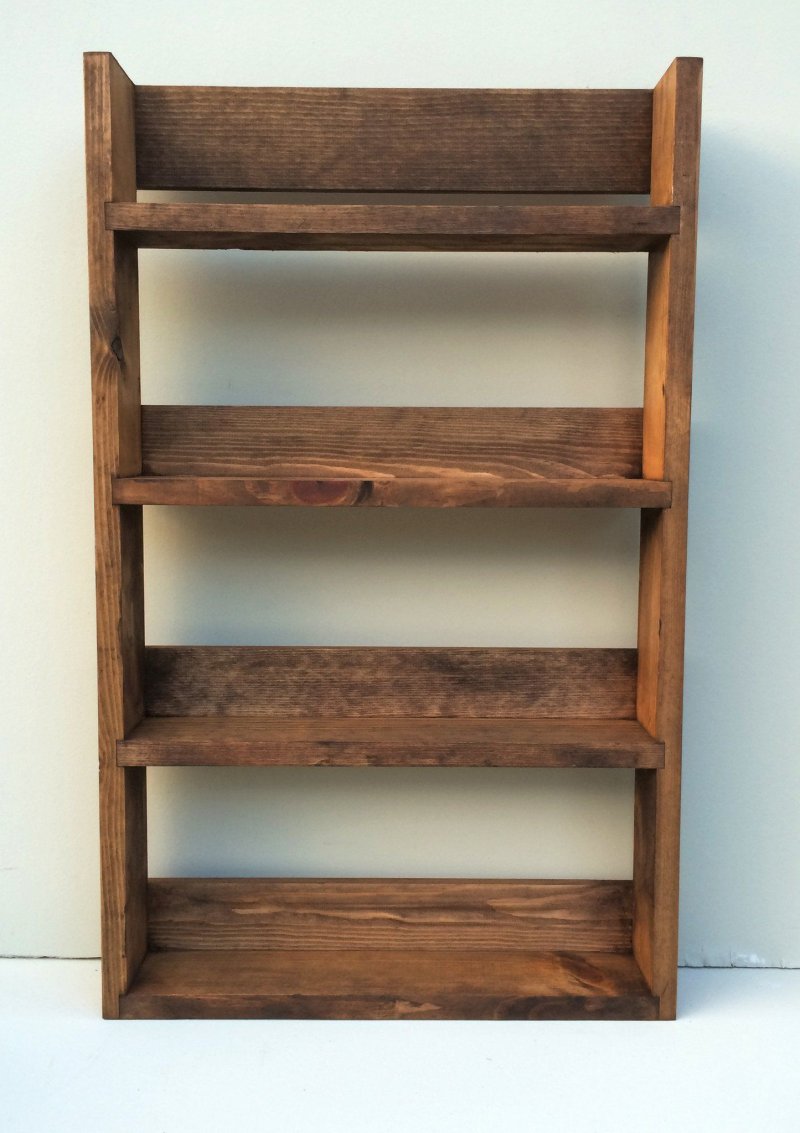 Wooden shelf