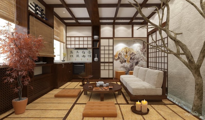 Japanese style in the interior