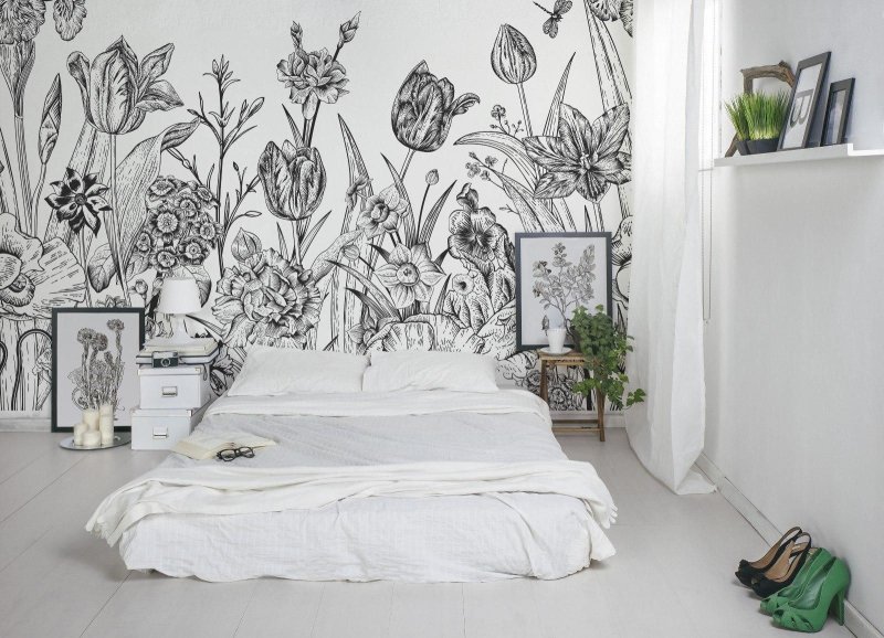 Monochrome painting walls