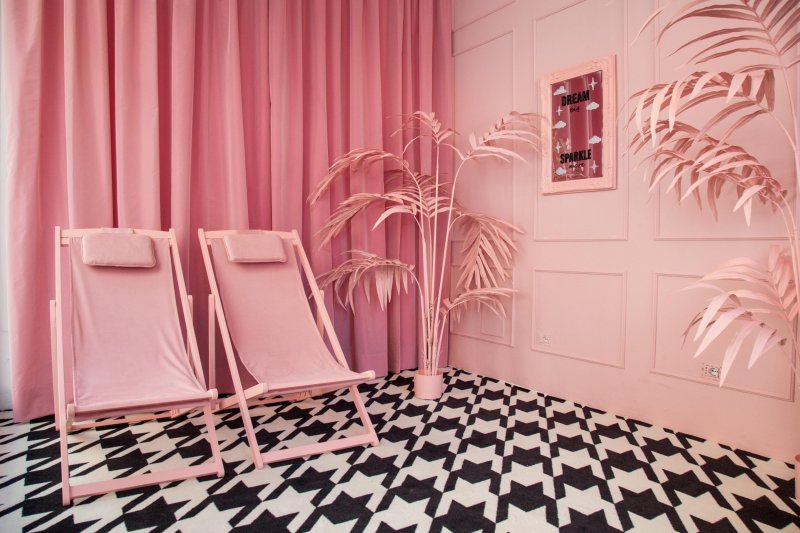 Pink interior