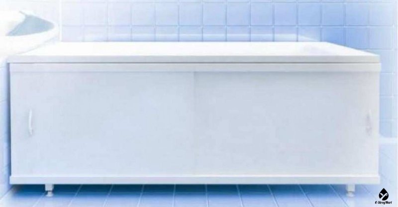 Screen for the Optima Bath 1.7 m plastic white