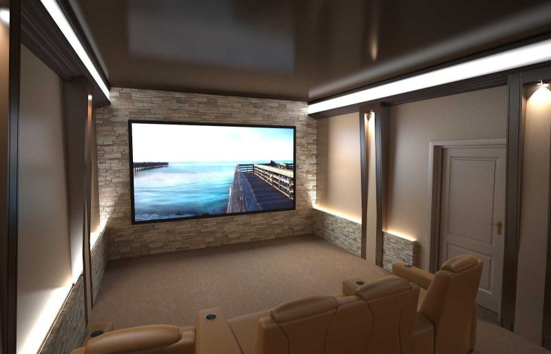 Home cinema interior