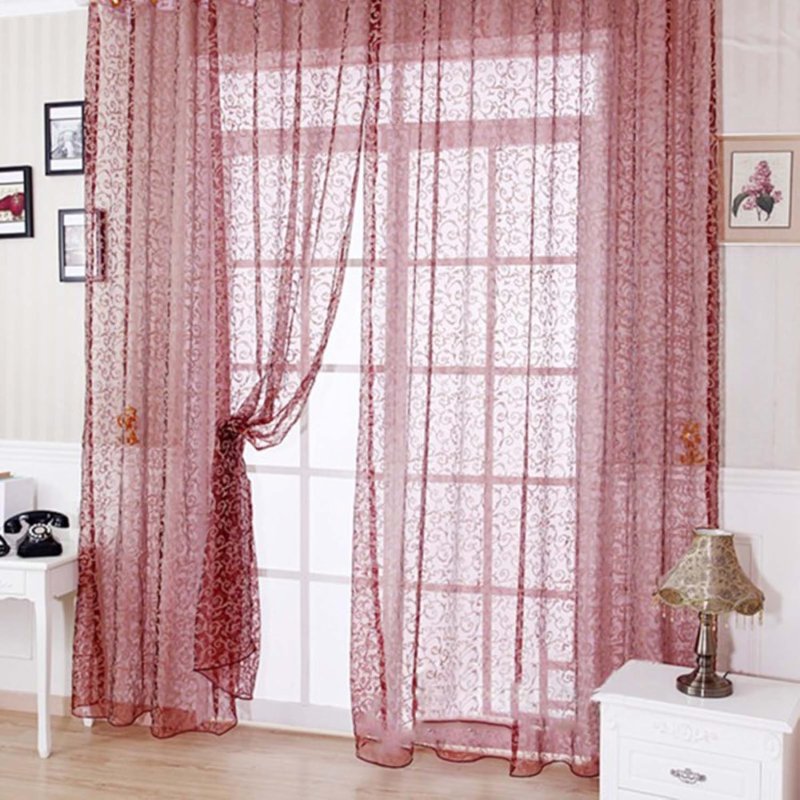 Tulle curtains