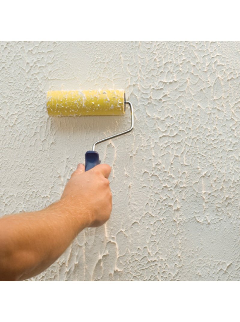 Textured putty for walls