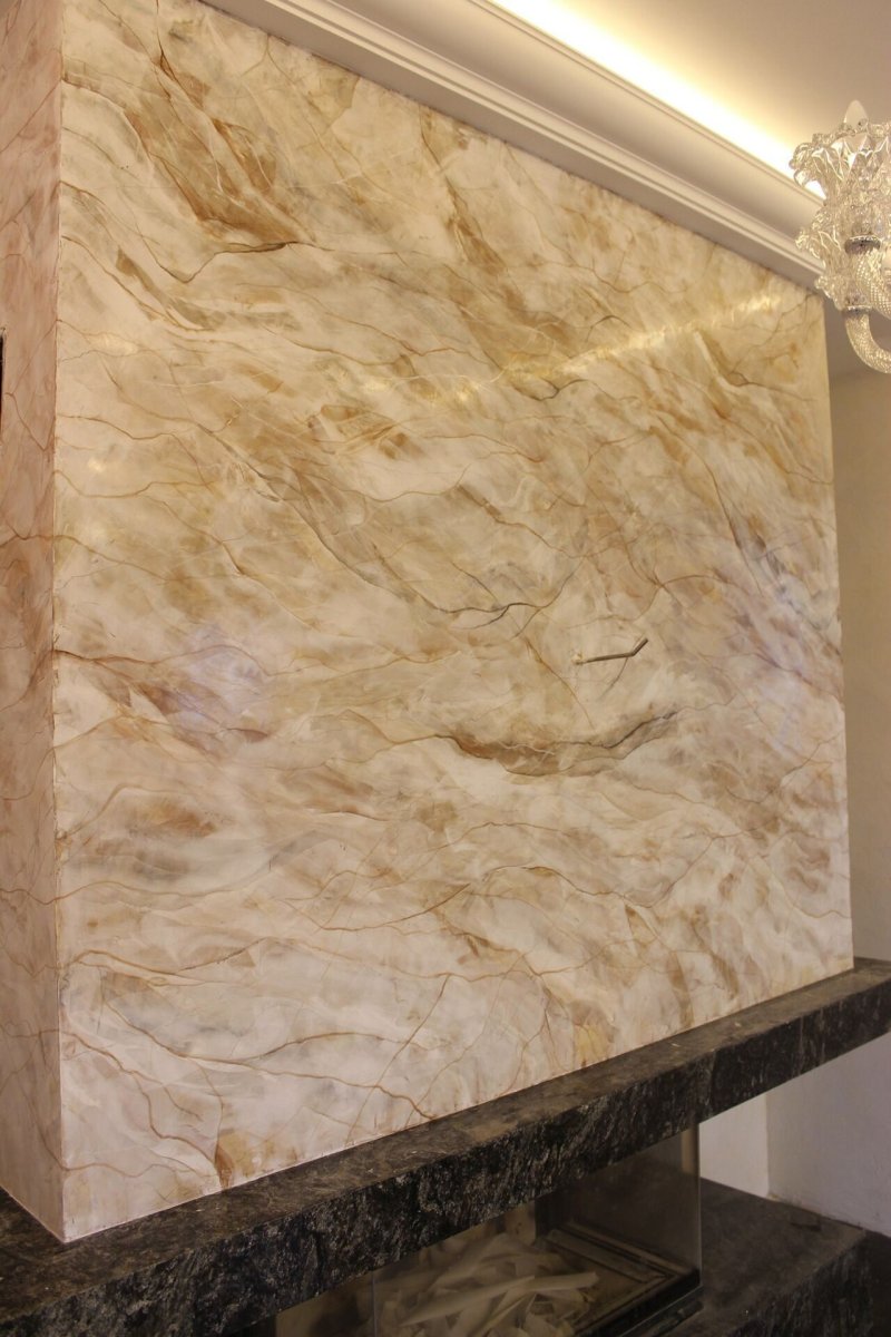 Venetian plaster marble