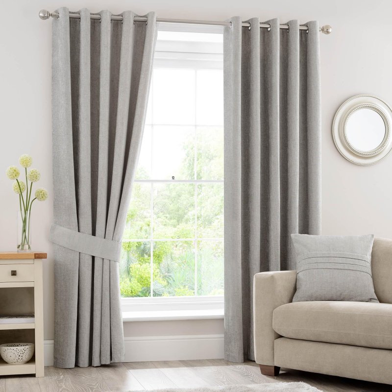 Gray curtains