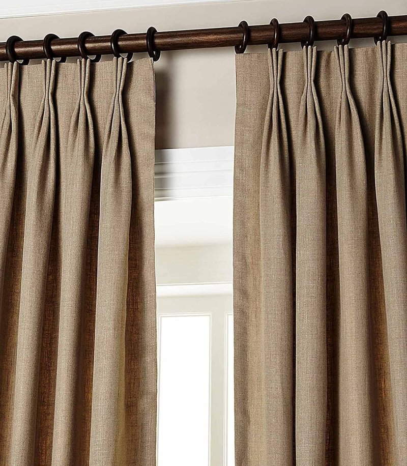 Linen curtains