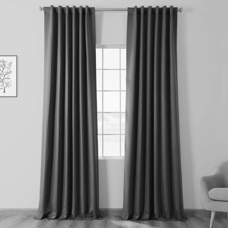 Gray curtains Blackout