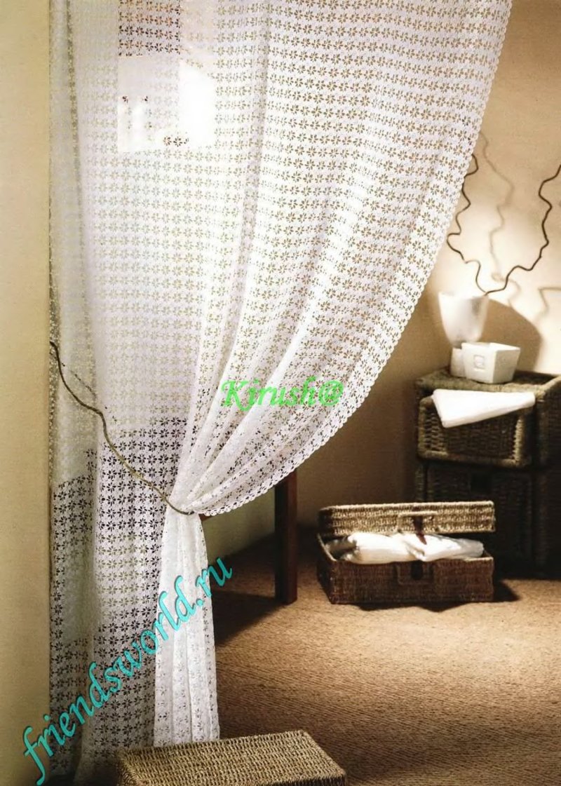 Knitted curtains