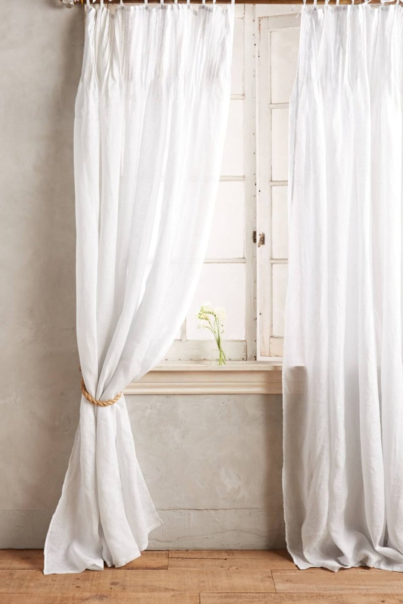 Curtains in the style of boho