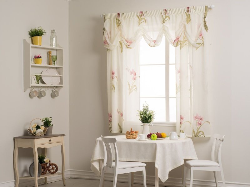 Curtains in the kitchen