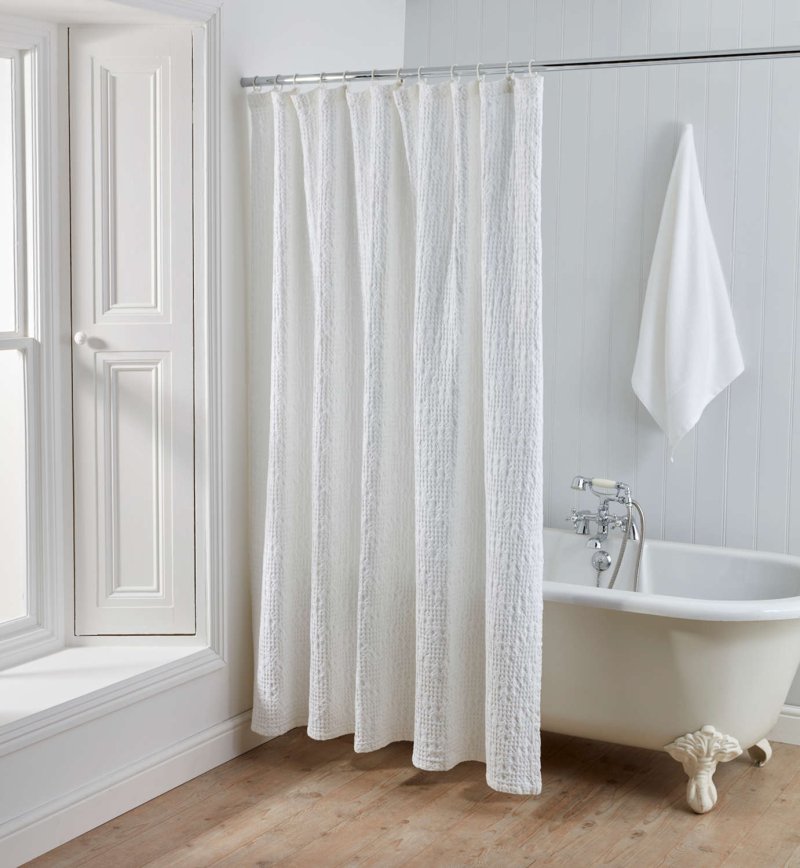 Bathroom curtain fabric