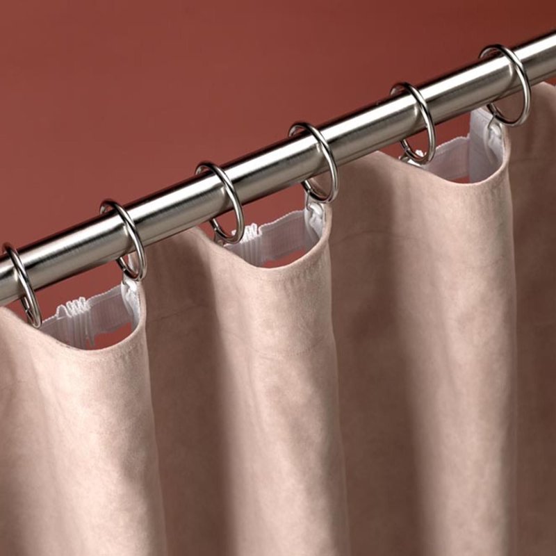 Cornice for curtains with eyelets