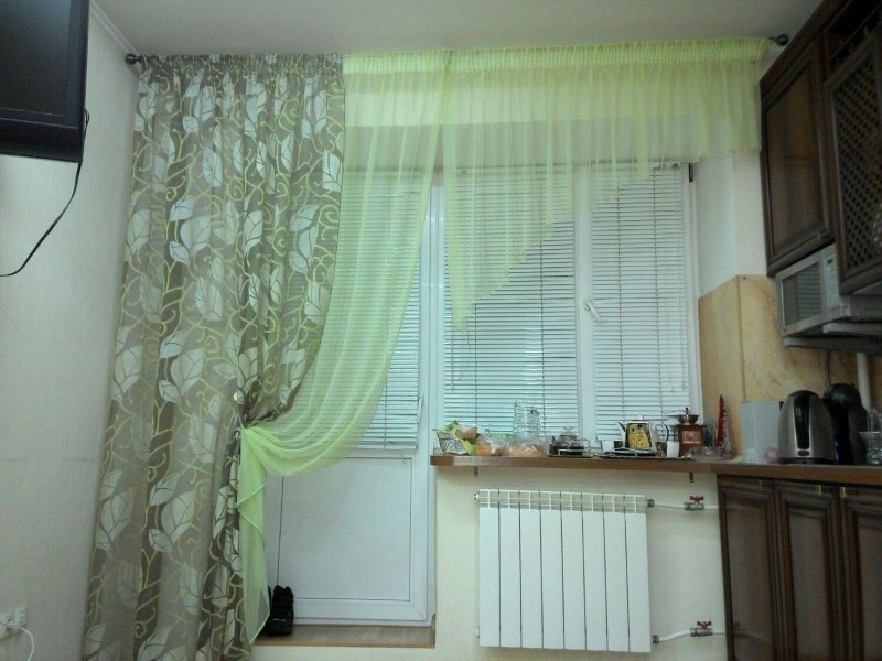 Curtains in the kitchen