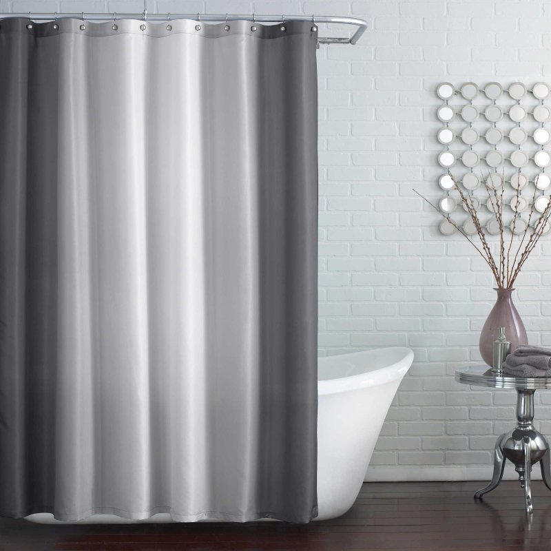 The bathroom curtain tissue plain