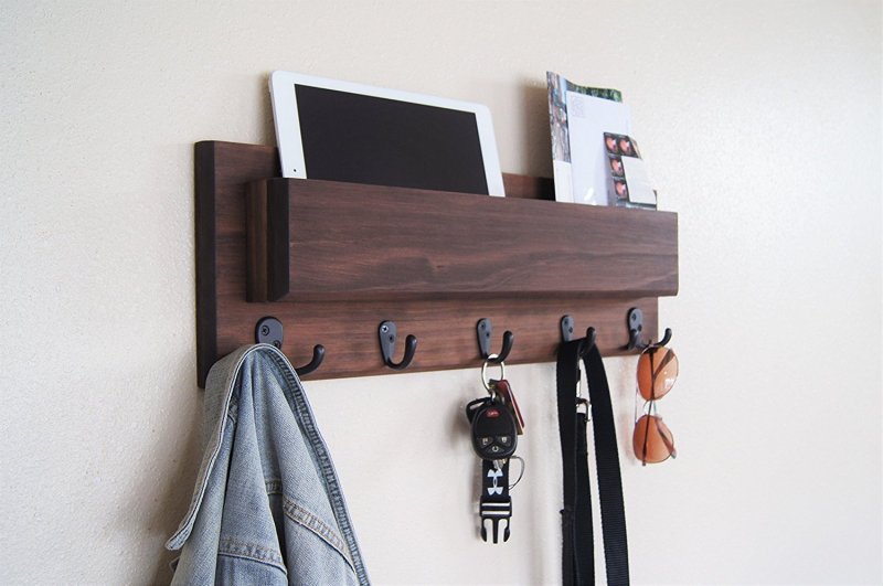 Shelf for keys in the hallway