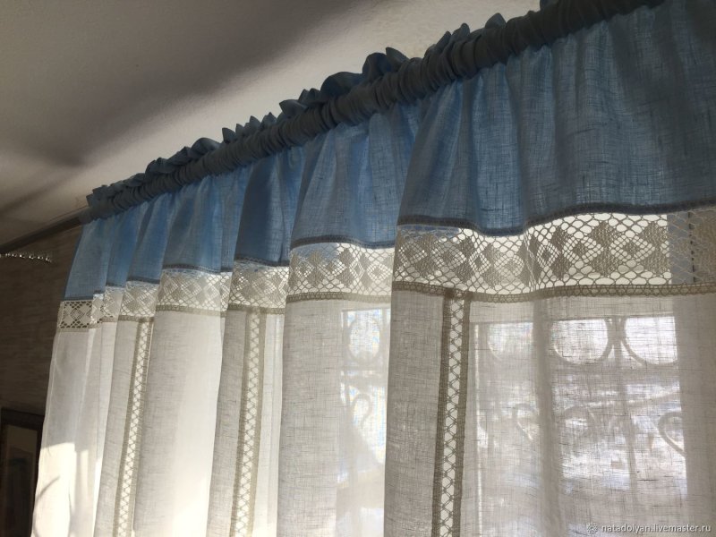 Linen curtains