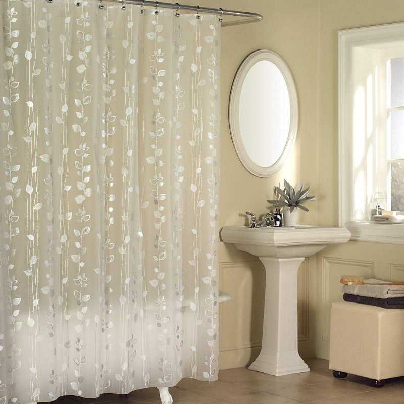 Bathroom curtain fabric