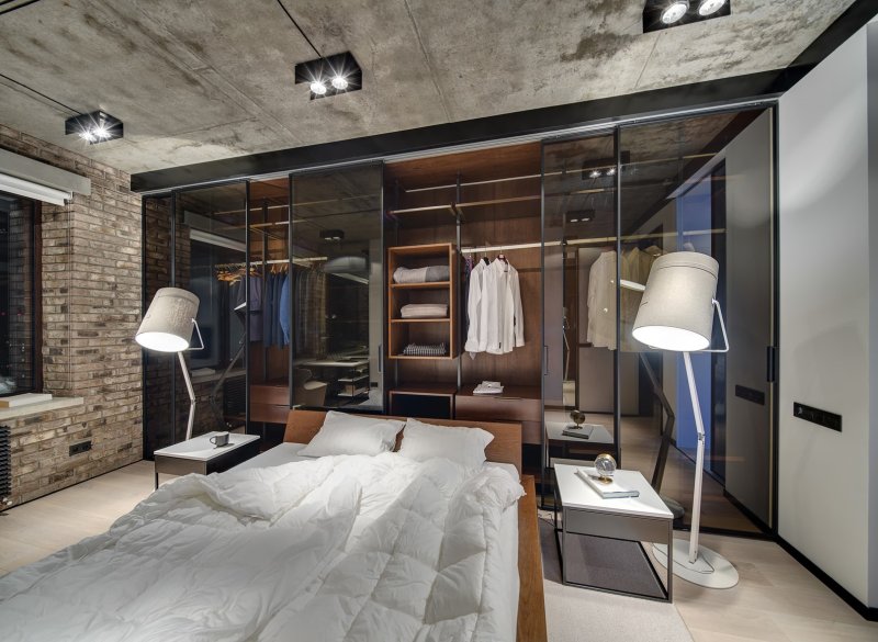 Wardrobe in the style of loft