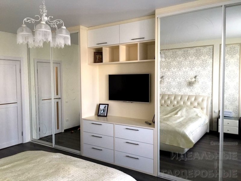 Wardrobe in the bedroom