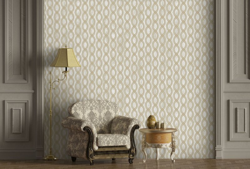 Wallpaper Diamant in the interior