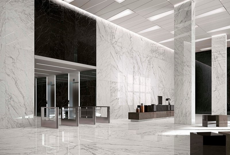 Marble tiles