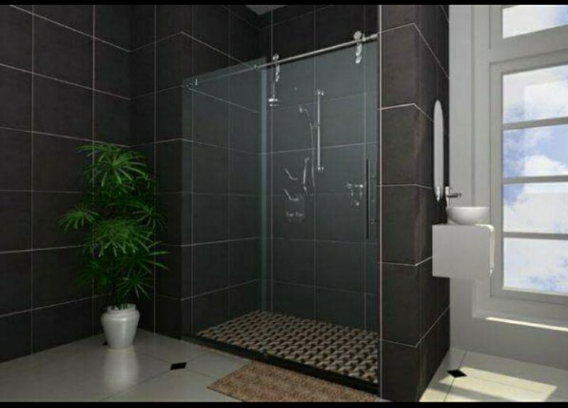 Enigma glass shower