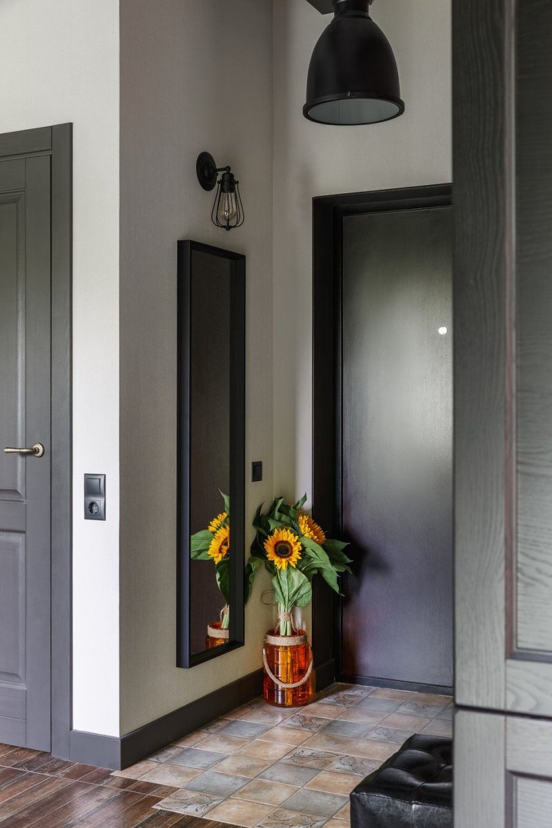 The interior of a small hallway