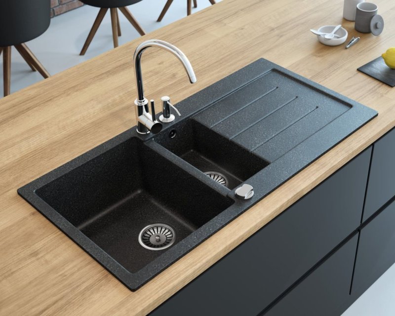 Granite sink for the kitchen