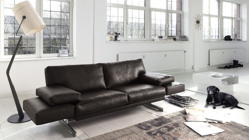 Leather sofa