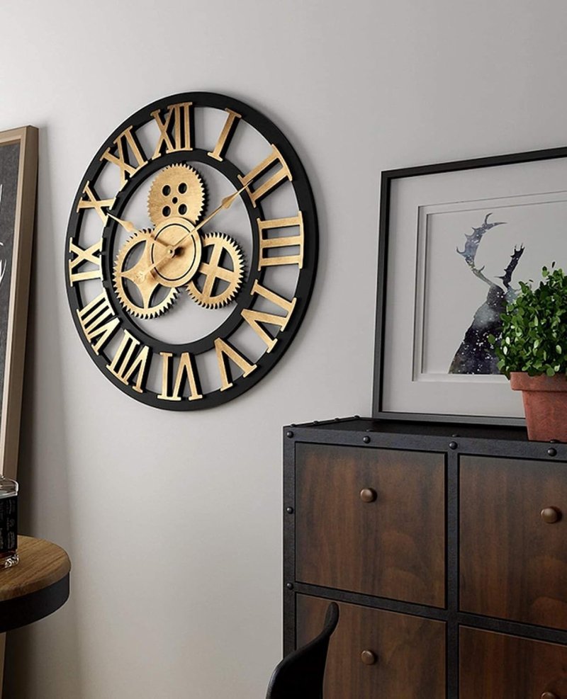 Wall clocks are unusual