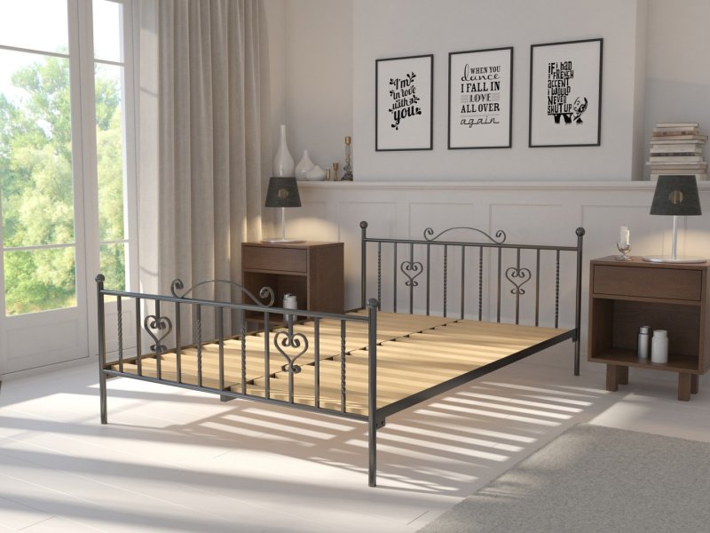 Metal bed Evita 120x200