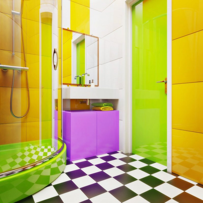 Bright bathroom