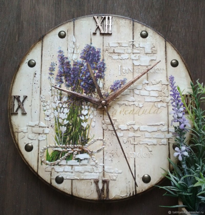 Watch in the style of Provence wall