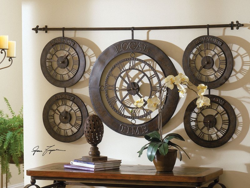 Wall clock decor