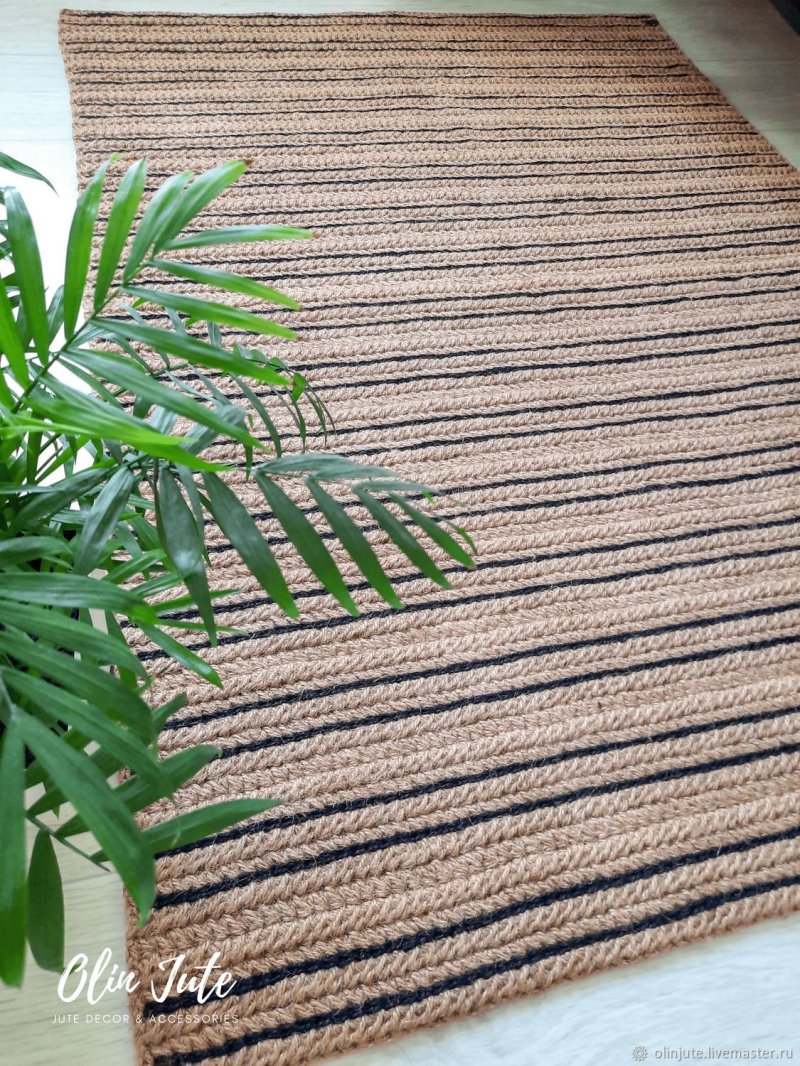 BDH-96 wicker rug (jute)