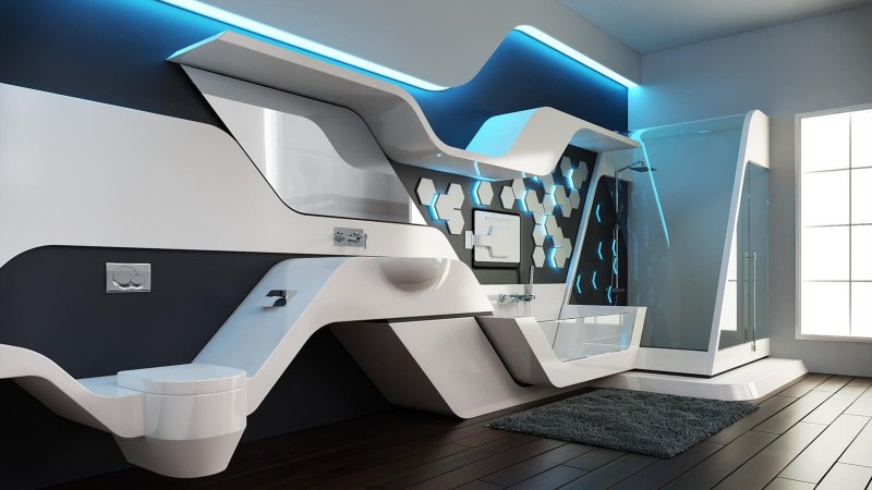 Neo futurism interior