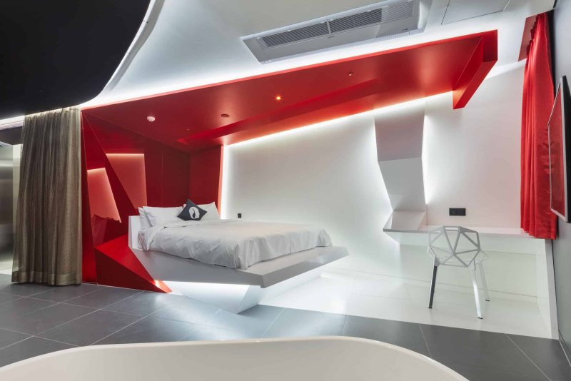 Futuristic style in the interior