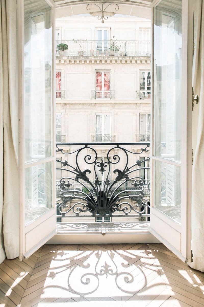 French balconies Paris