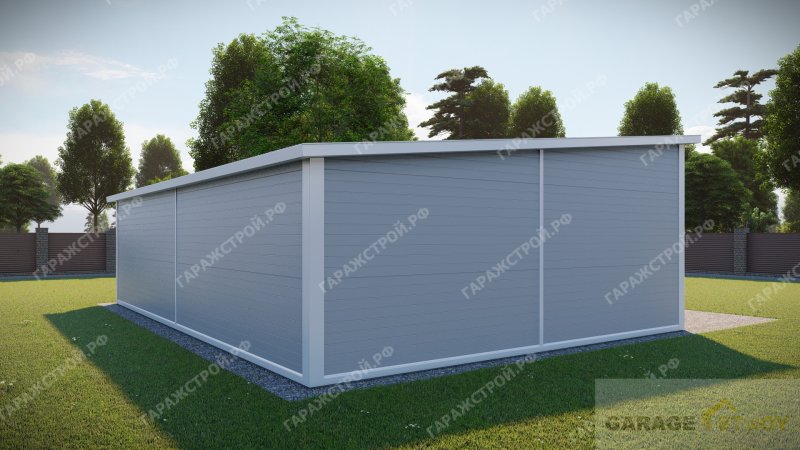 Sandwich panel garage