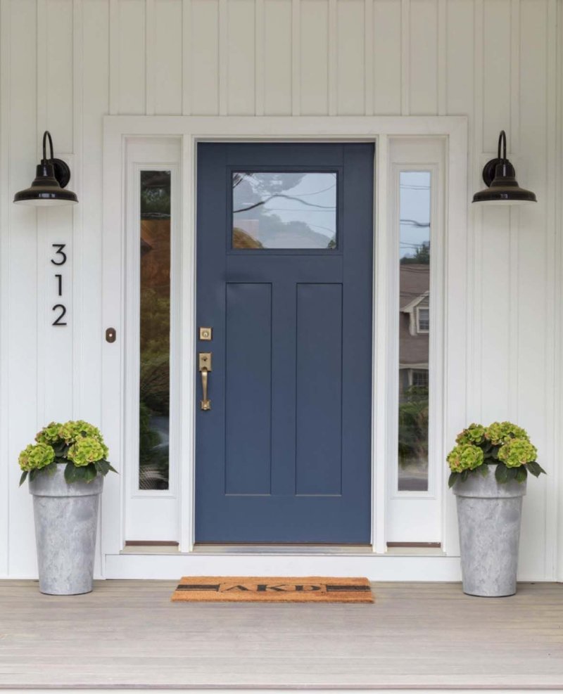 Entrance doors for a country house