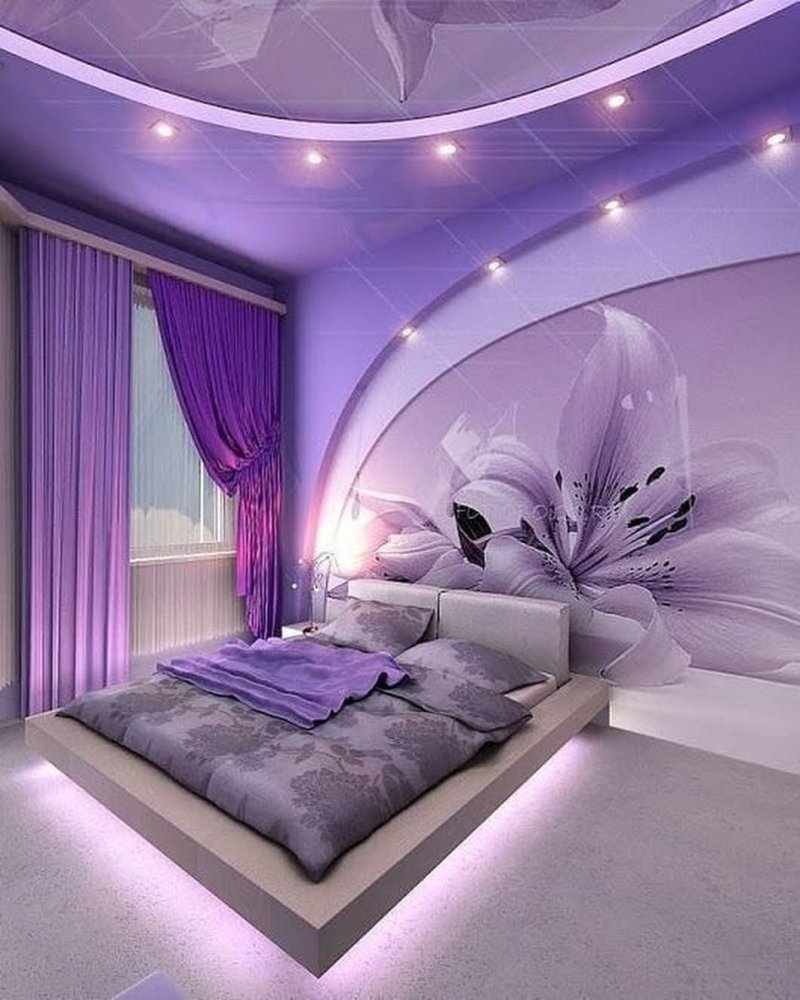 Lilac bedroom